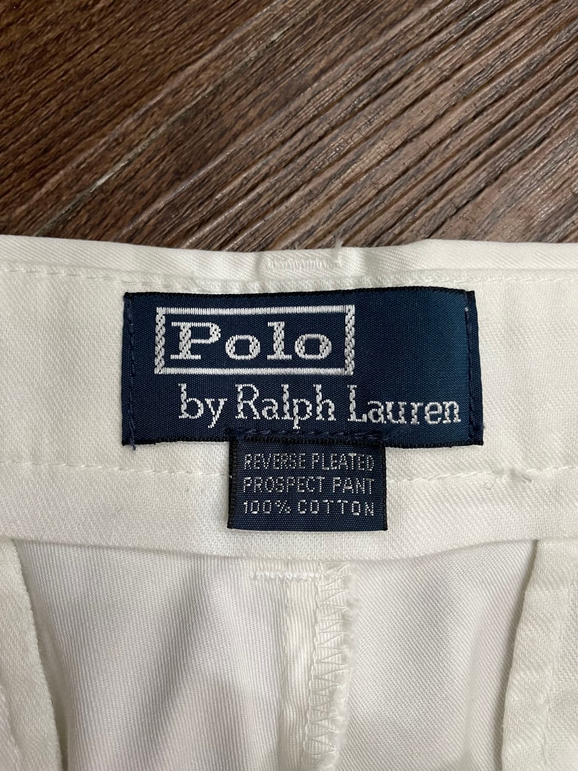 90s 폴로 랄프로렌 화이트 치노 팬츠 상품이미지5