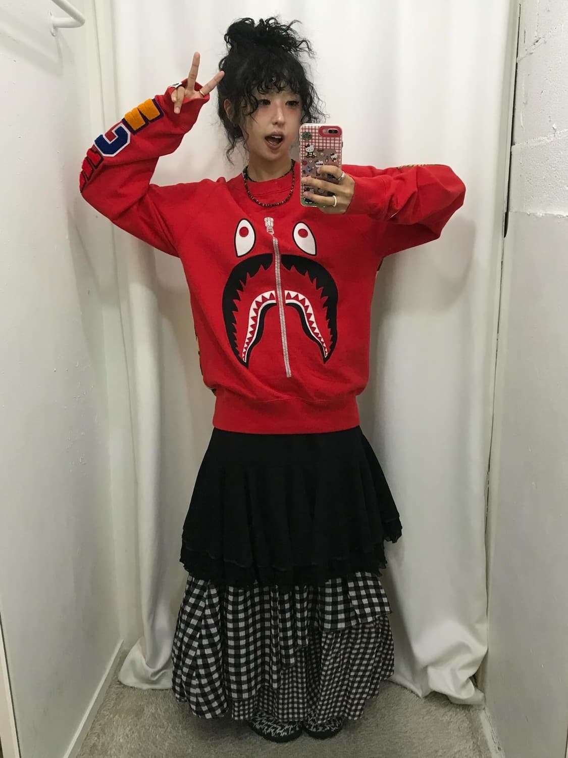 Bape Camouflage Shark Sweat Shirt Set  상품이미지3