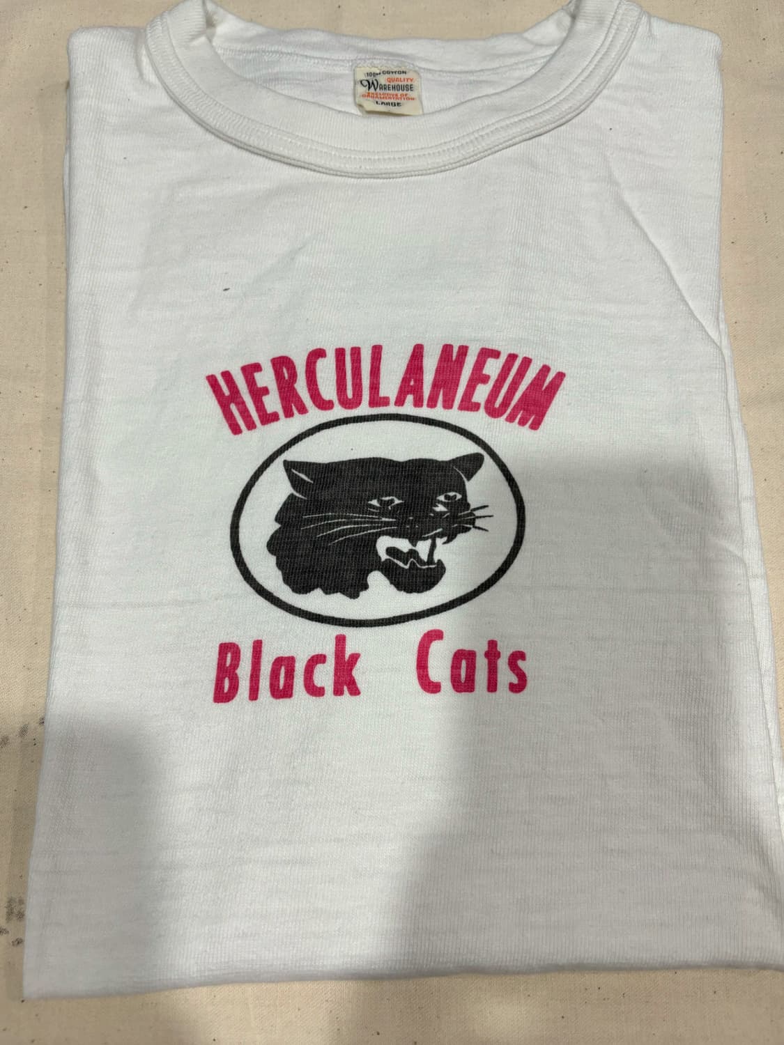 WAREHOUSE Black Cat 티셔츠 상품이미지3