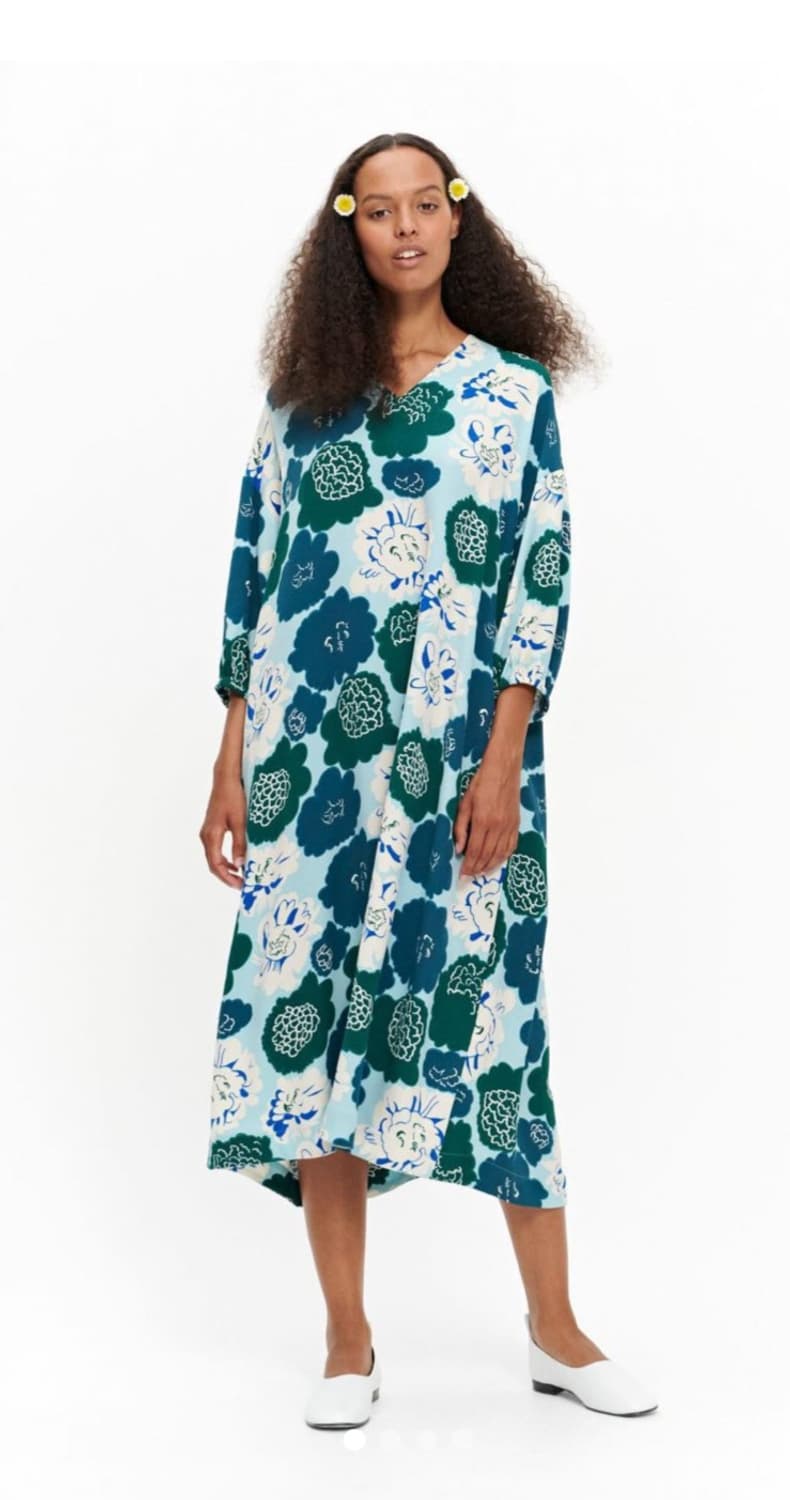 마리메꼬 플라워 롱 원피스(66-77) 상품이미지1