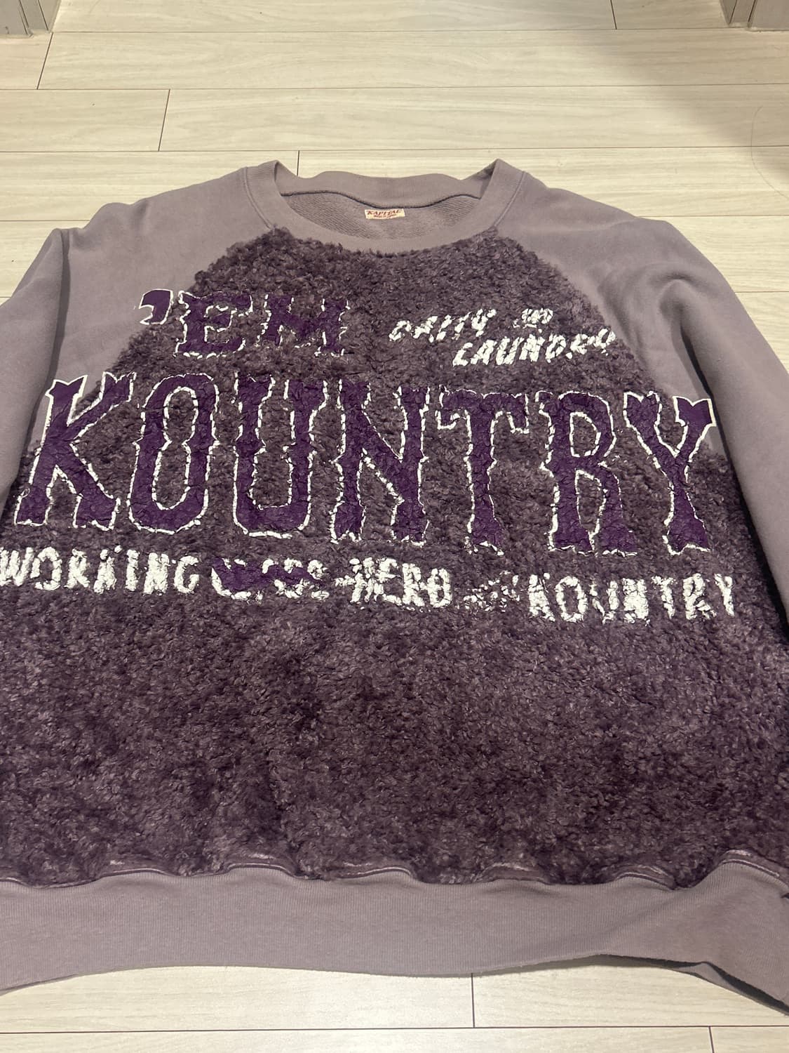 캐피탈 퍼 그리즐리 스웻셔츠 맨투맨 상품이미지3