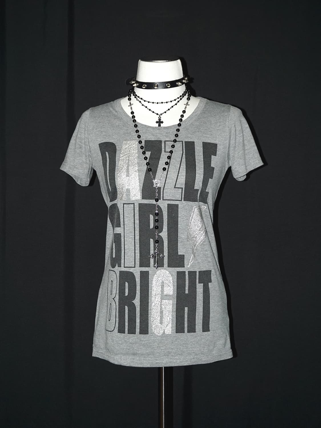 (colza) glitter bold lettering t  상품이미지1
