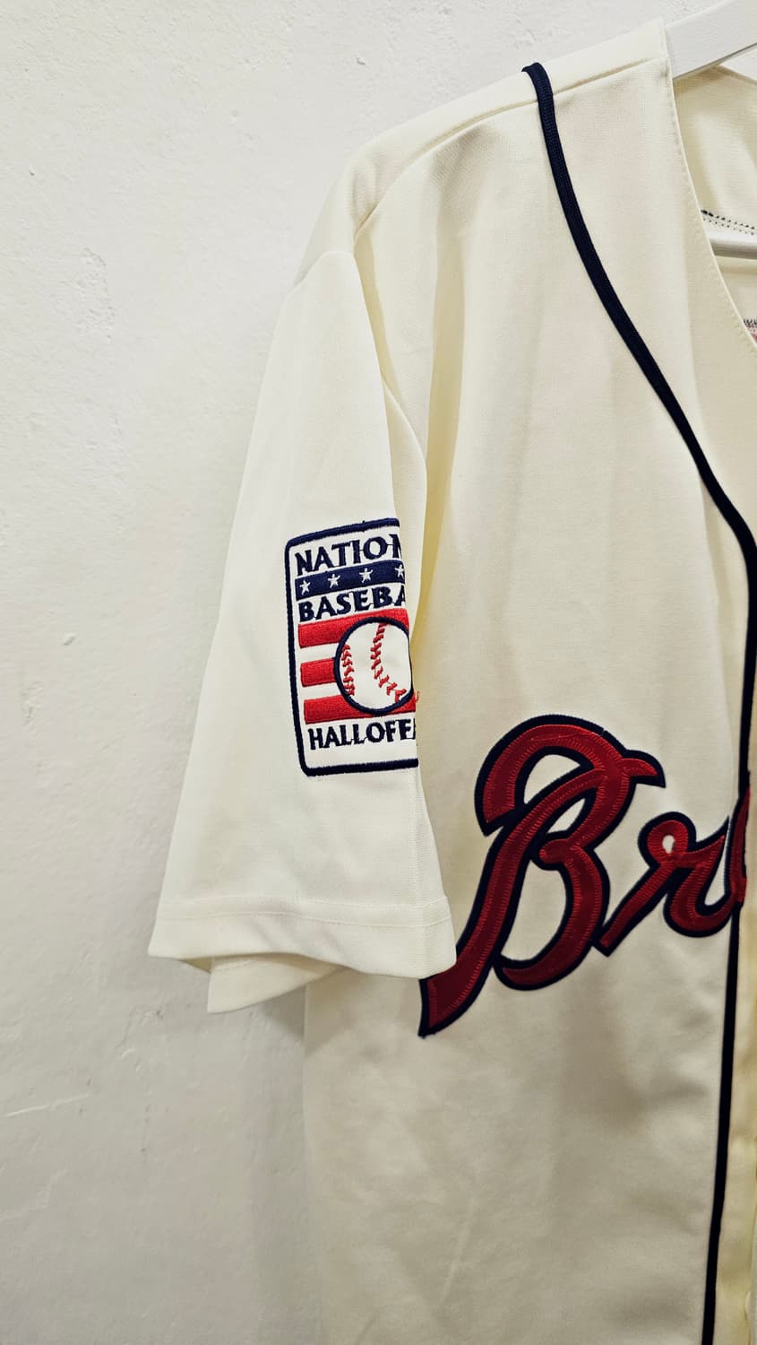 미첼앤네스 행크 애런 1963 밀워키 브레이브스 야구 져지 상품이미지4