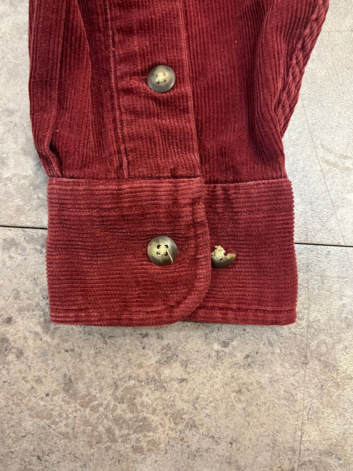 빈폴 코듀로이 셔츠 버건디 95 #csz2729  상품이미지9