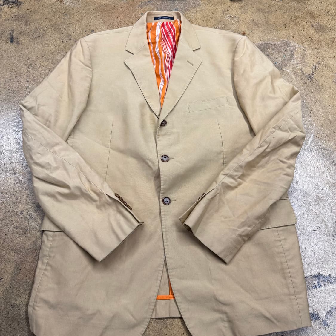 [정품] 타미힐피거 베이지색 블레이저 자켓 b8 상품이미지2