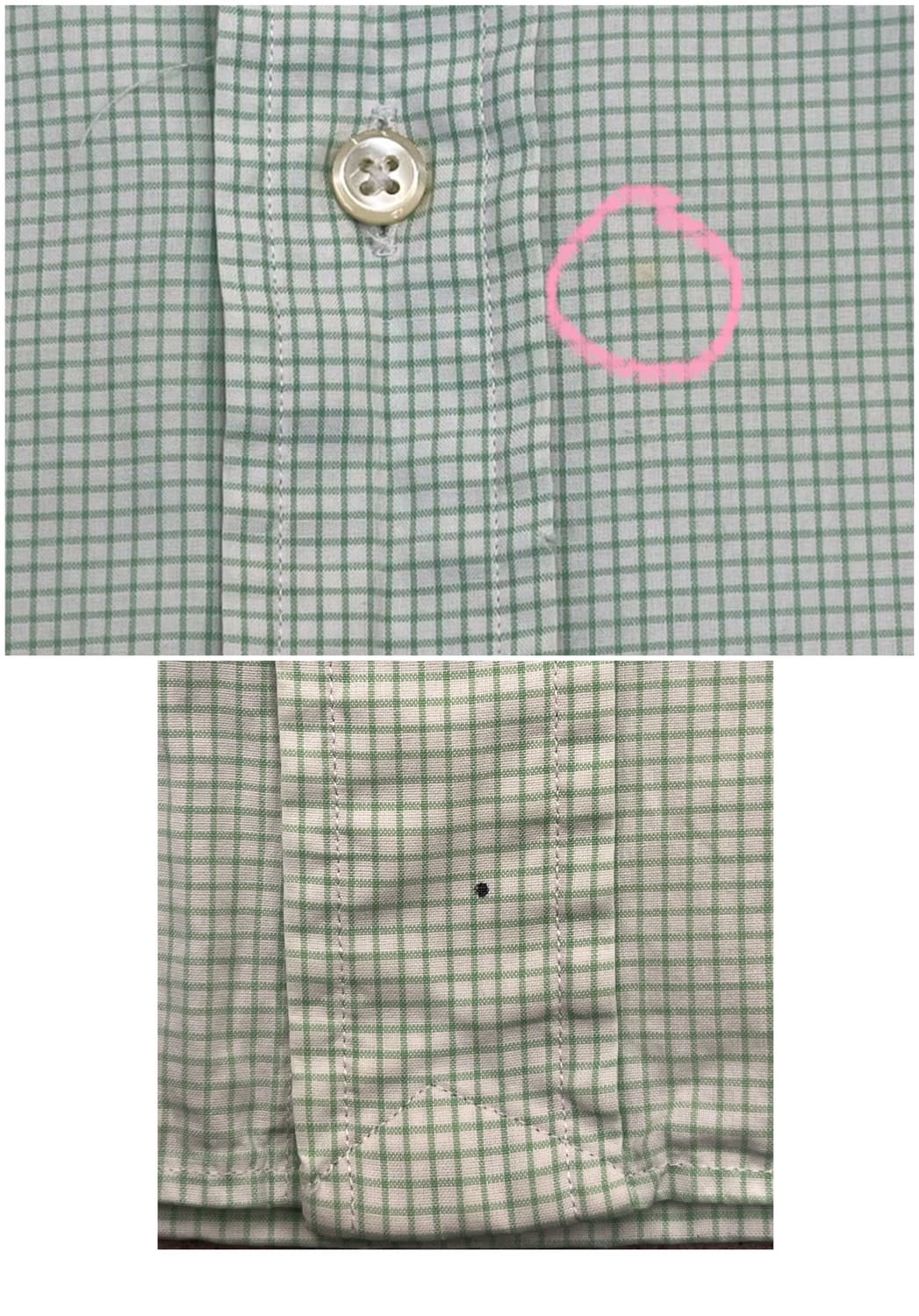 폴로 랄프로렌 체크 반팔 셔츠 그린 #csz3352 상품이미지6