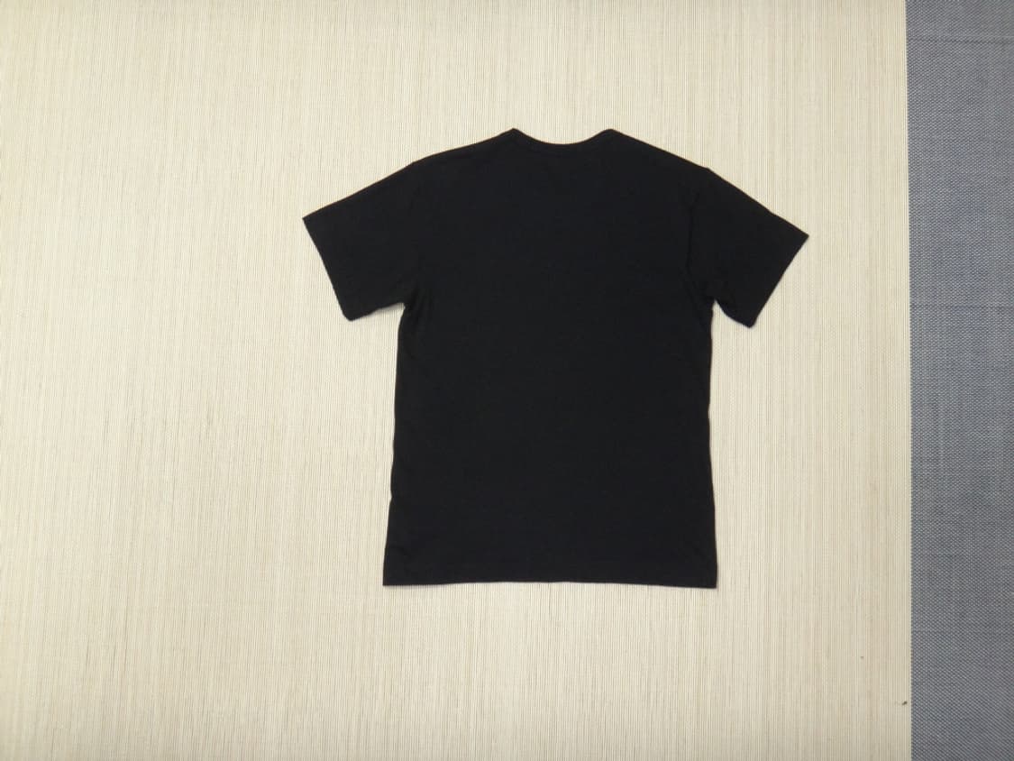 (S/90) 꼼데가르송 더블 하트 와펜 티셔츠 블랙 상품이미지2