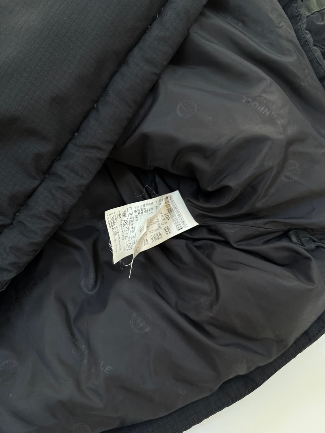 빈폴 카키 덕다운 패딩 상품이미지4