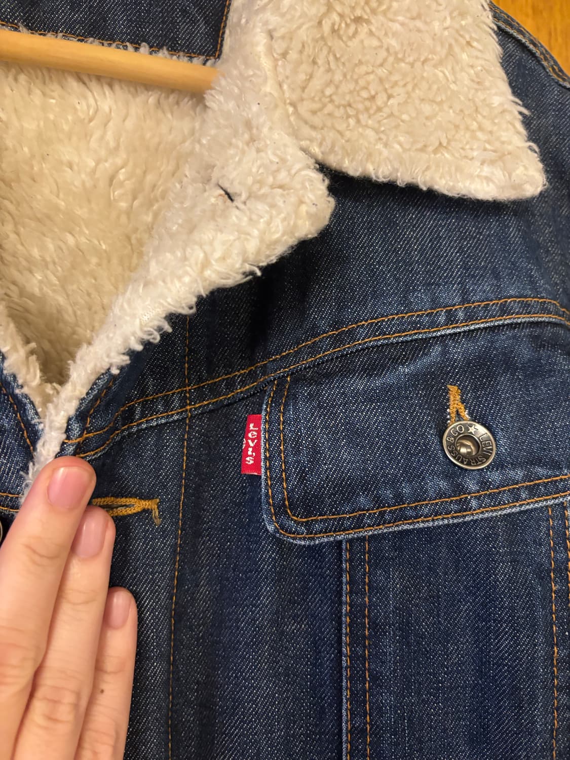 리바이스 쉐르파 데님 트러커 자켓 상품이미지3