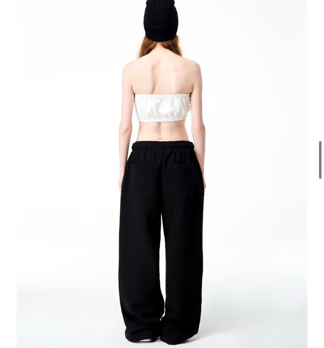 스컬프터 클래식 바시티 스웻팬츠 블랙 M 기모 상품이미지3