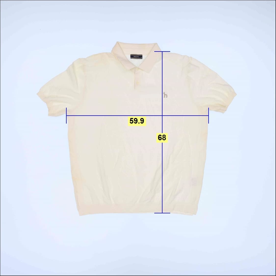 115 헤지스 반팔 카라 니트 0413M 상품이미지5