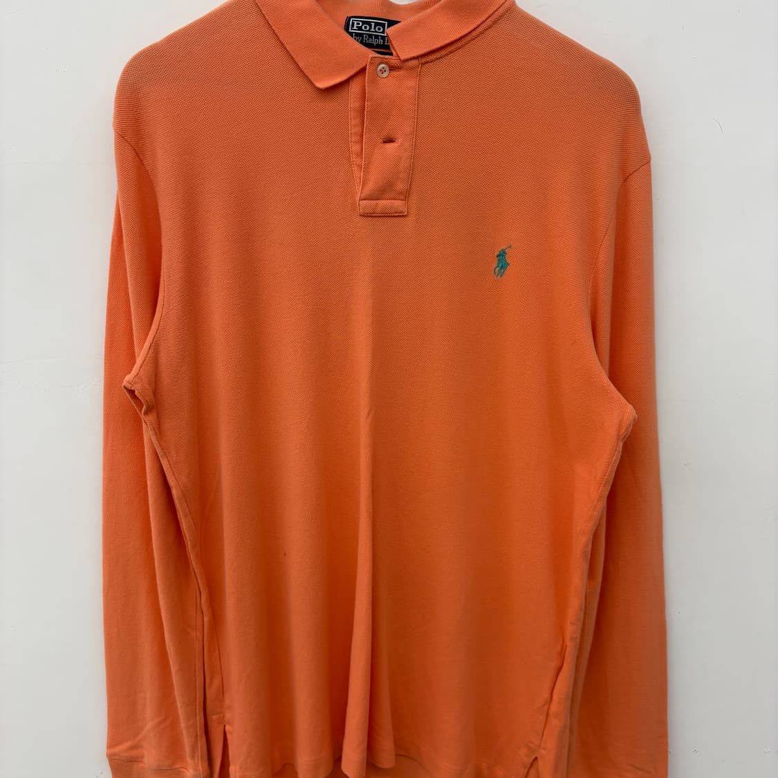 폴로 랄프로렌 긴팔 폴로셔츠 오렌지 남성 XL 상품이미지2