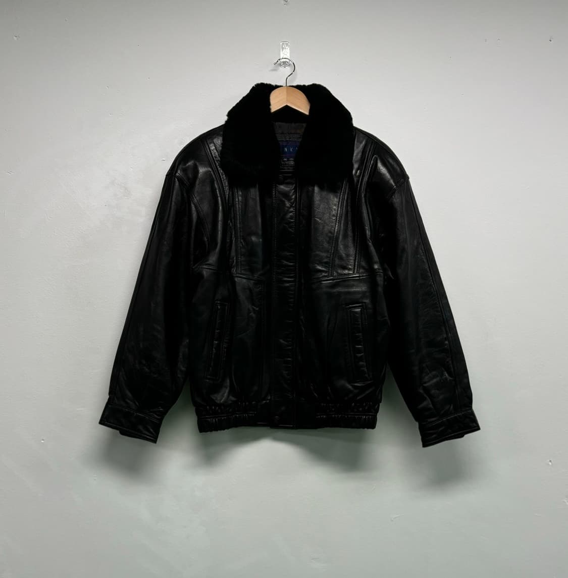 소가죽 무스탕 라이더 자켓 L-XL 상품이미지1