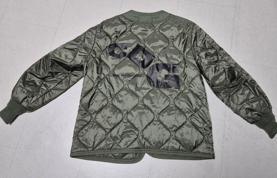 cdg x 알파인더스트리 깔깔이 퀼팅자켓 L 상품이미지2