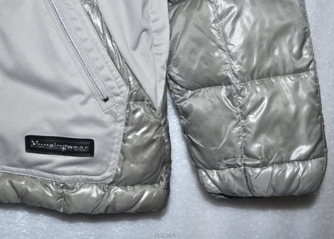 먼싱웨어/여성오리털경량패딩점퍼(사이즈55) 상품이미지6