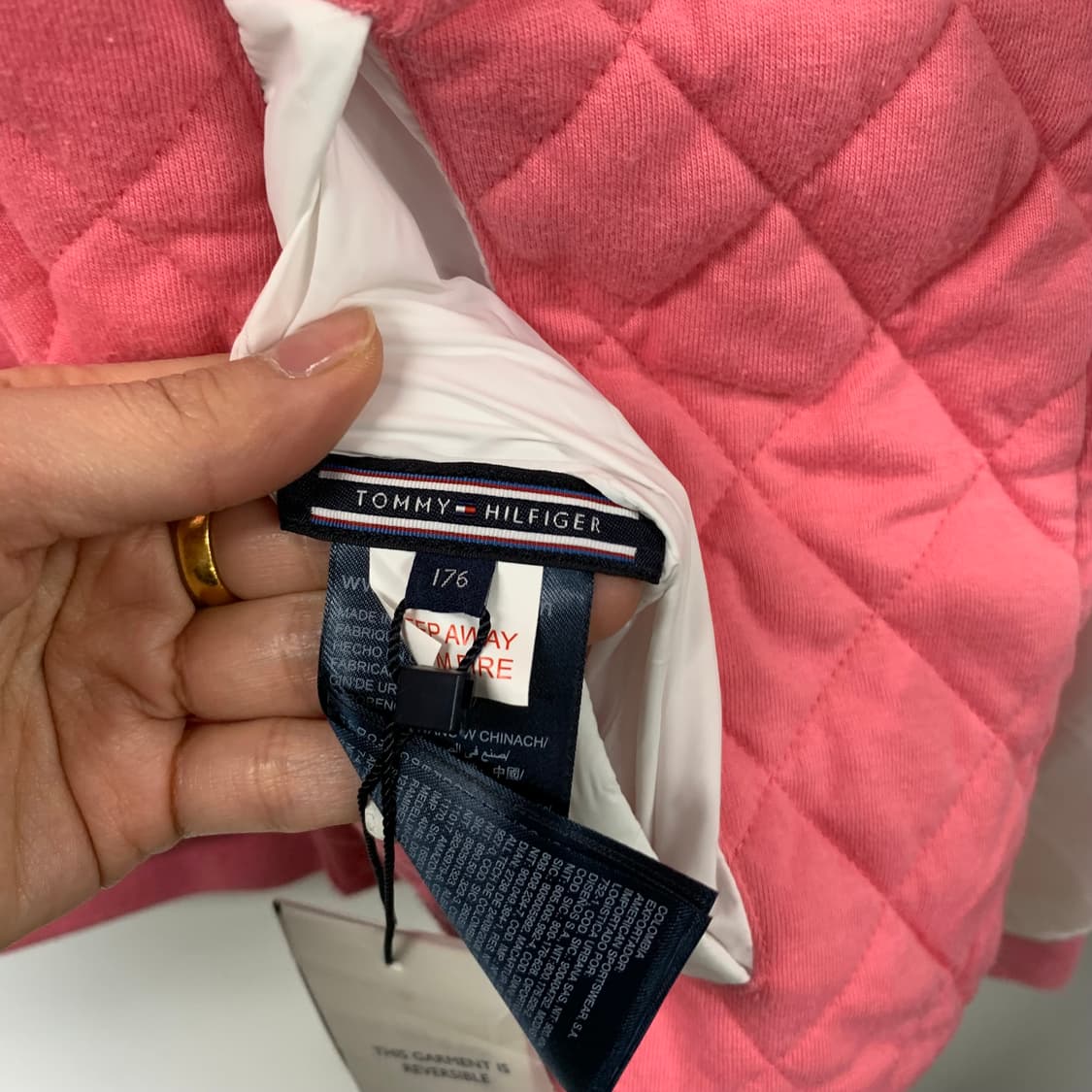 타미힐피거 퀼팅 리버시블 봄버 자켓 상품이미지10