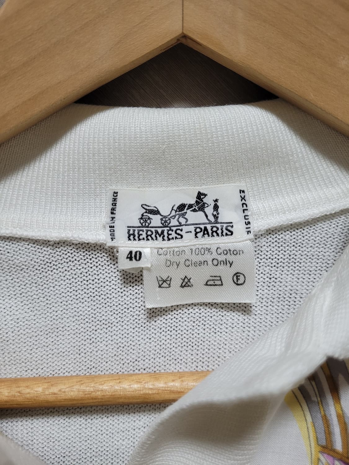 정품 에르메스 폴로 카라 티셔츠 상품이미지3