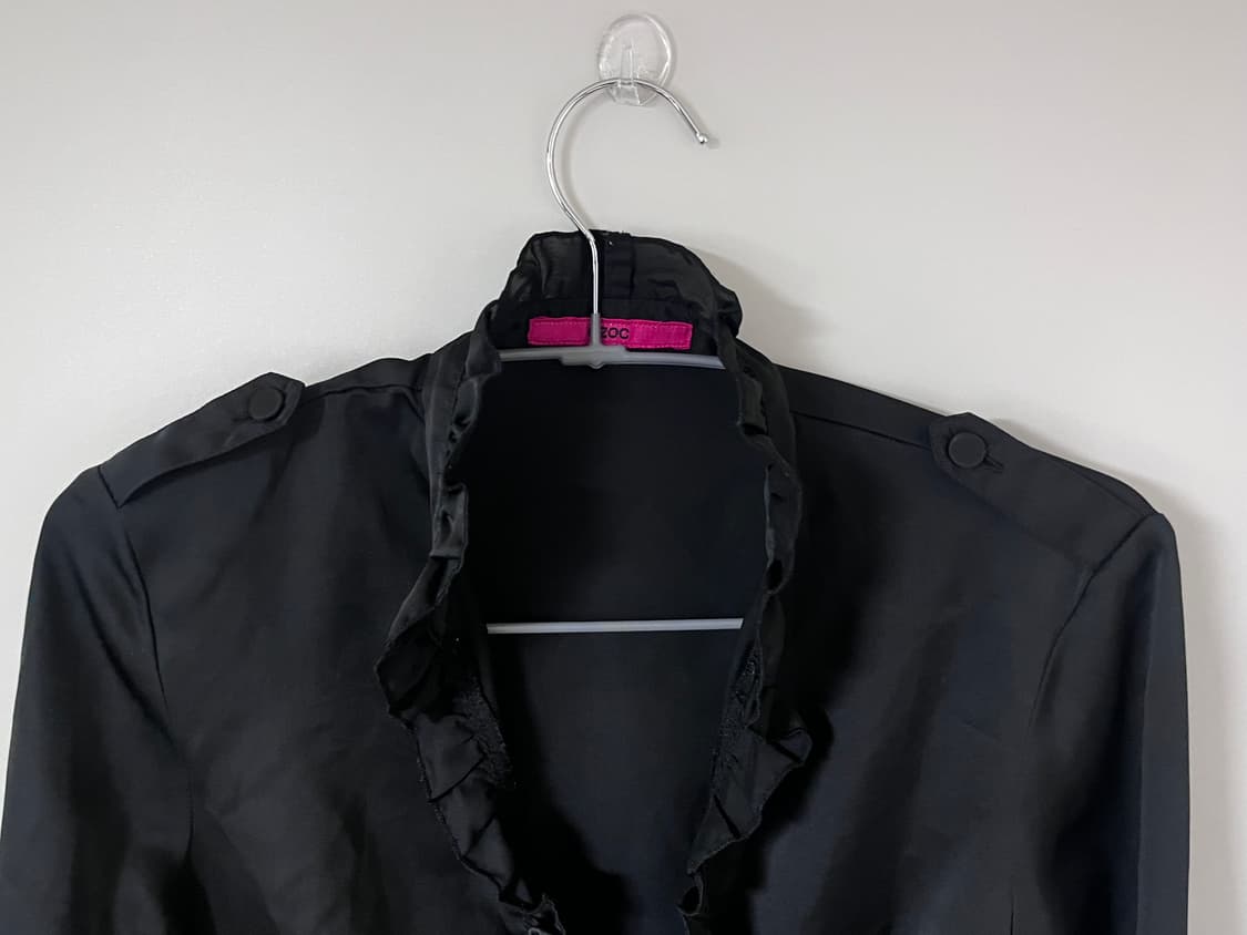 프릴 러플 셔링 블라우스 셔츠 고딕 고스 갸루 공겜 페어리 긱시크 상품이미지2