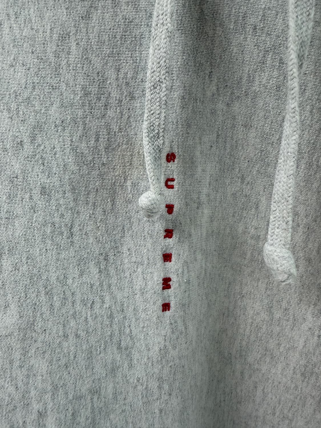 슈프림 스몰로고 후드 헤더그레이 상품이미지2