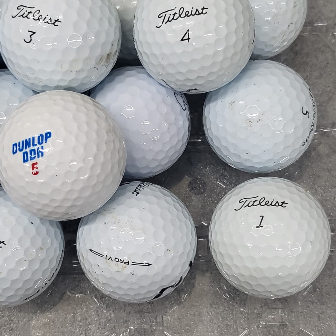 여러 브랜드의 흰색골프공 로스볼 30개 일괄 상품이미지7