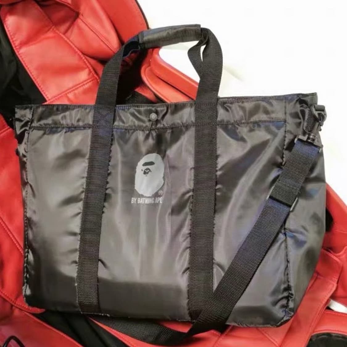 베이프 블랙 토트백 숄더백 상품이미지5