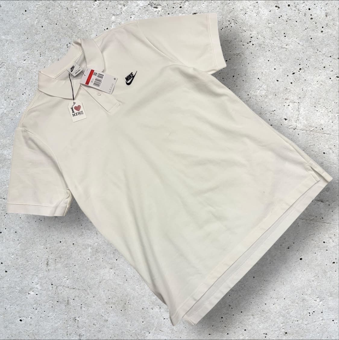 [L] 나이키 NSW 폴로 PK 카라티 반팔티 화이트 C226 상품이미지1