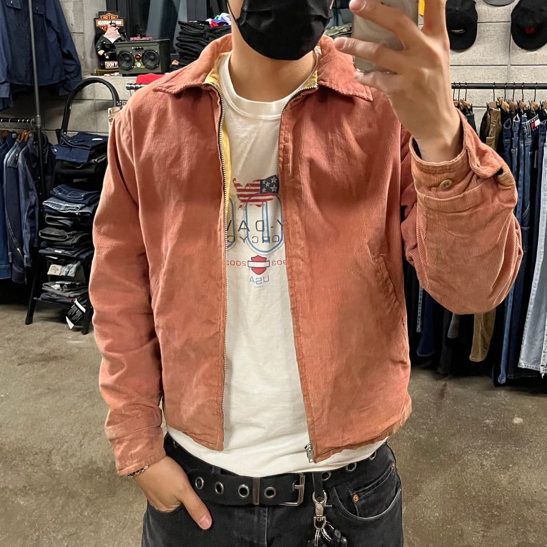 60~70s 빈티지 코듀로이 워크 자켓 (95-100) 상품이미지6