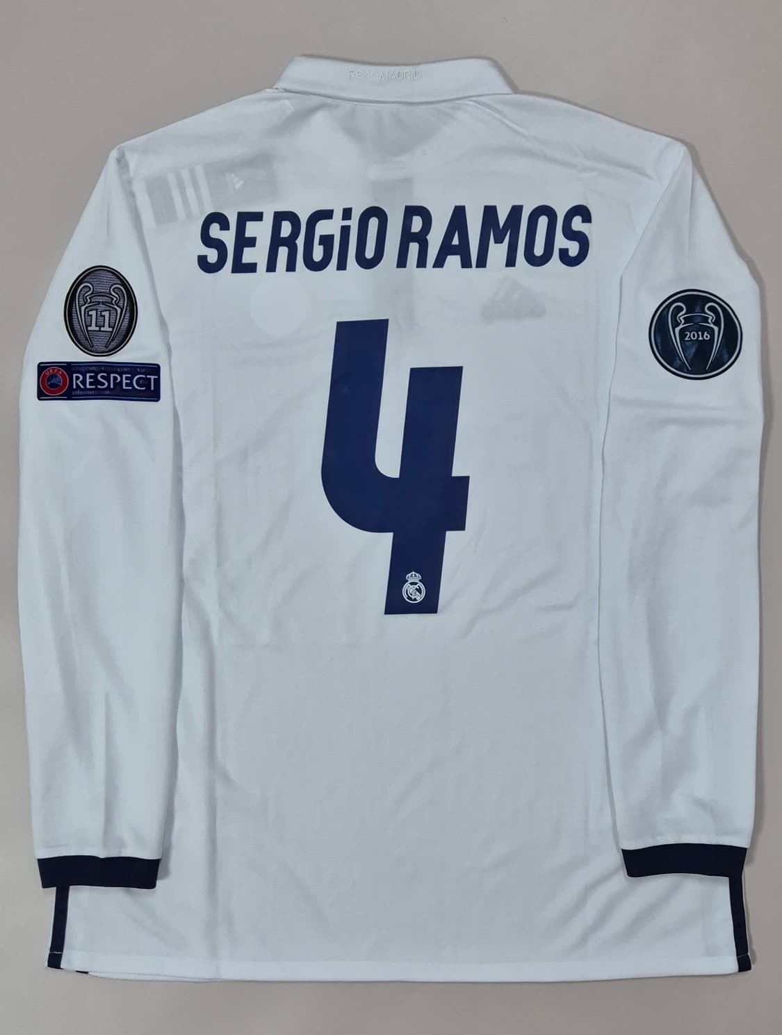 16-17 레알마드리드 홈킷 라모스 긴팔유니폼 XL 상품이미지1
