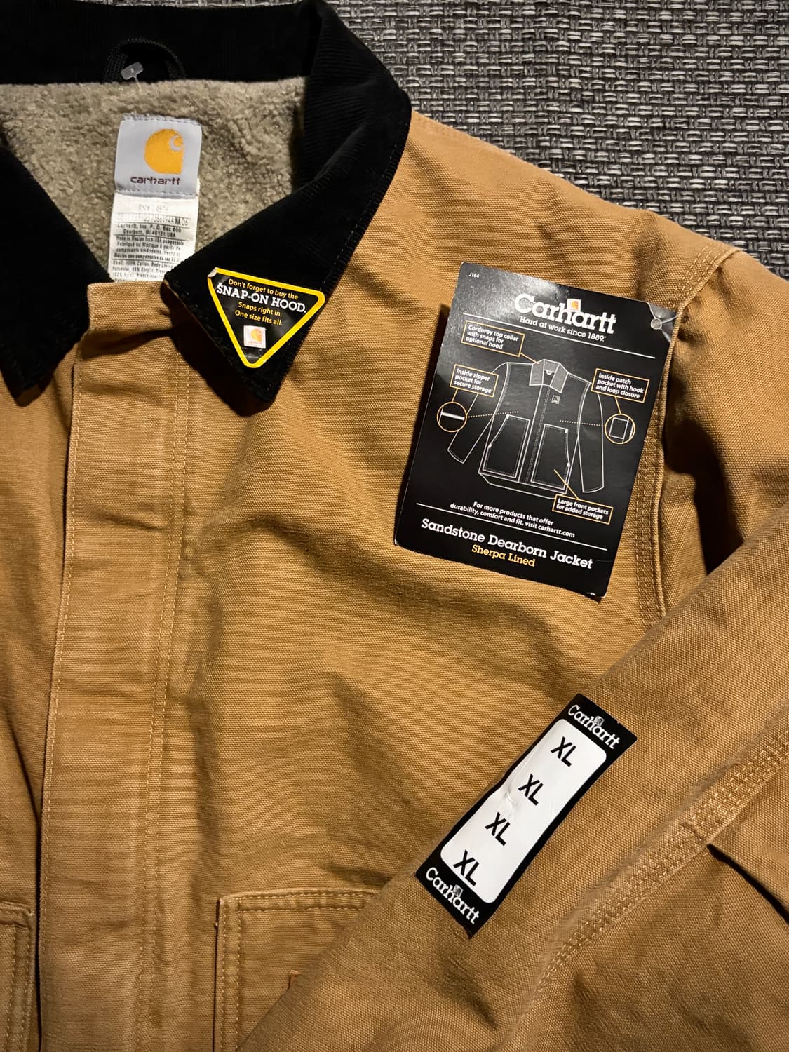 (데드스탁) 칼하트 아크틱 J164 CML XL/R 상품이미지7