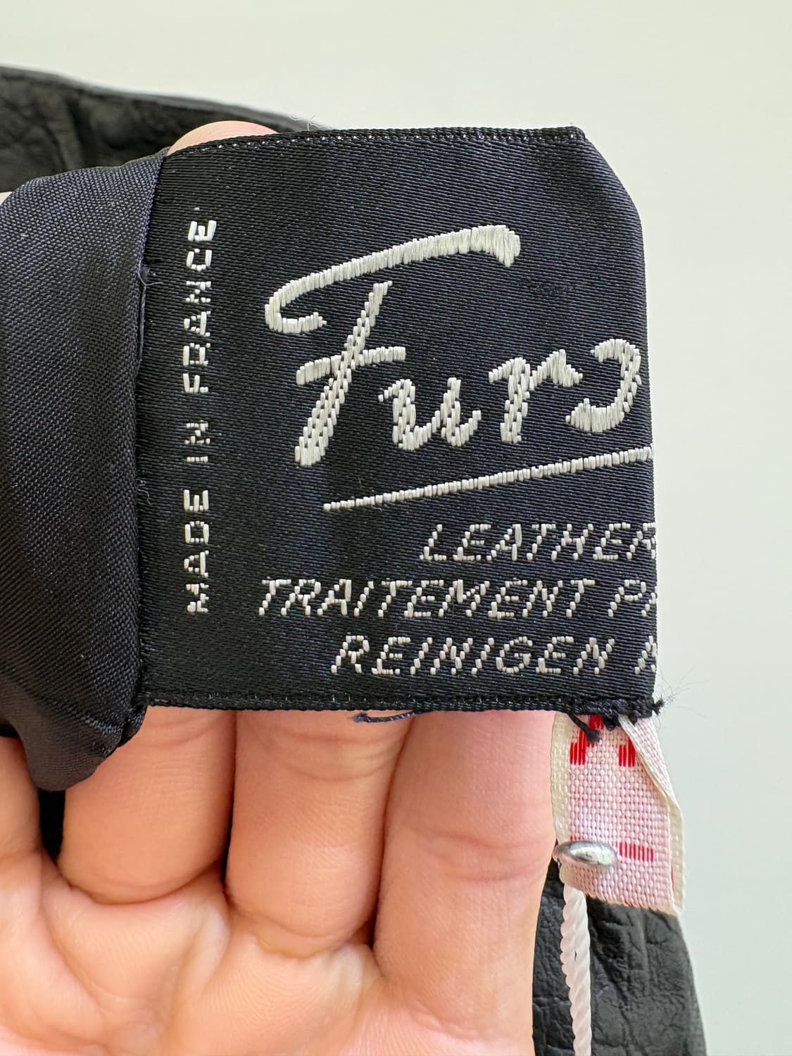 VINTAGE (Made in France) 레더스커트 상품이미지6