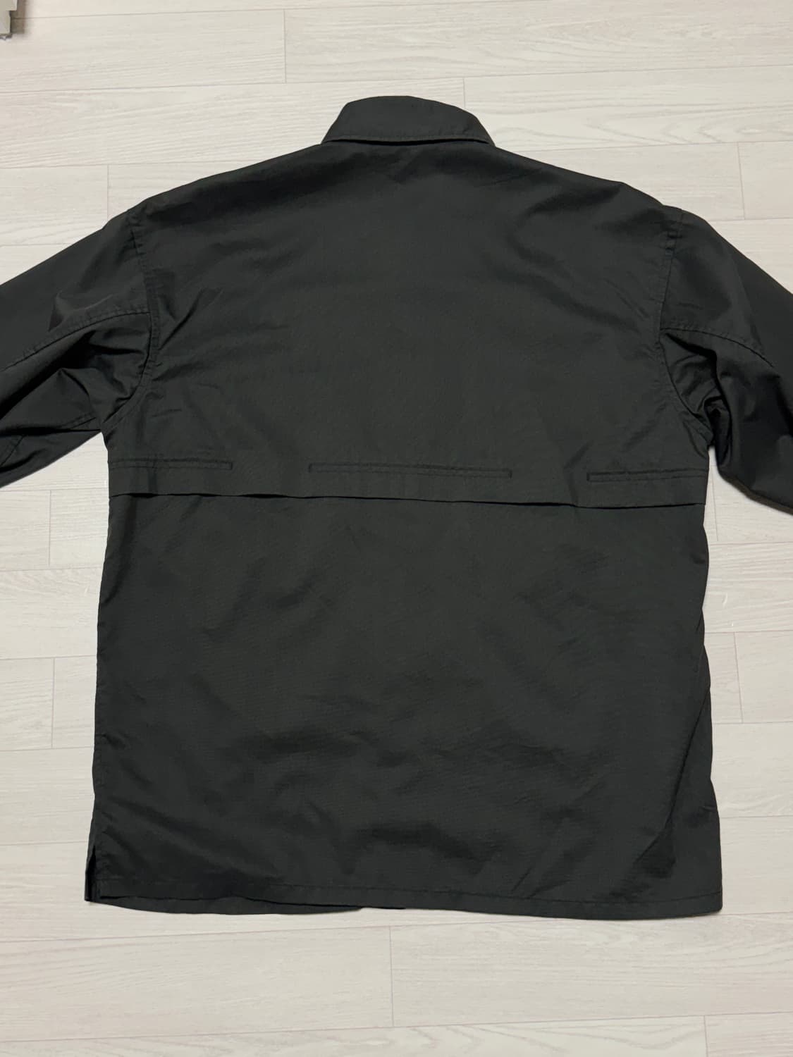 유니클로U 유틸리티 오버사이즈 셔츠 다크그레이 M 상품이미지5