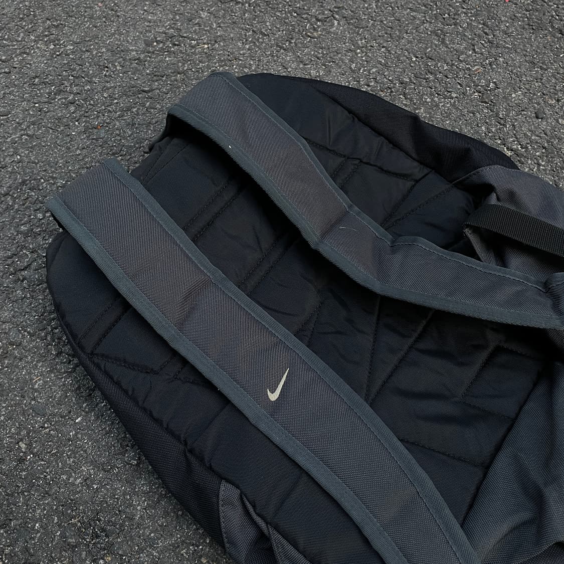 00s 나이키 고프코어 미드 스우시 차콜 백팩 올드스쿨 가방 os 상품이미지4