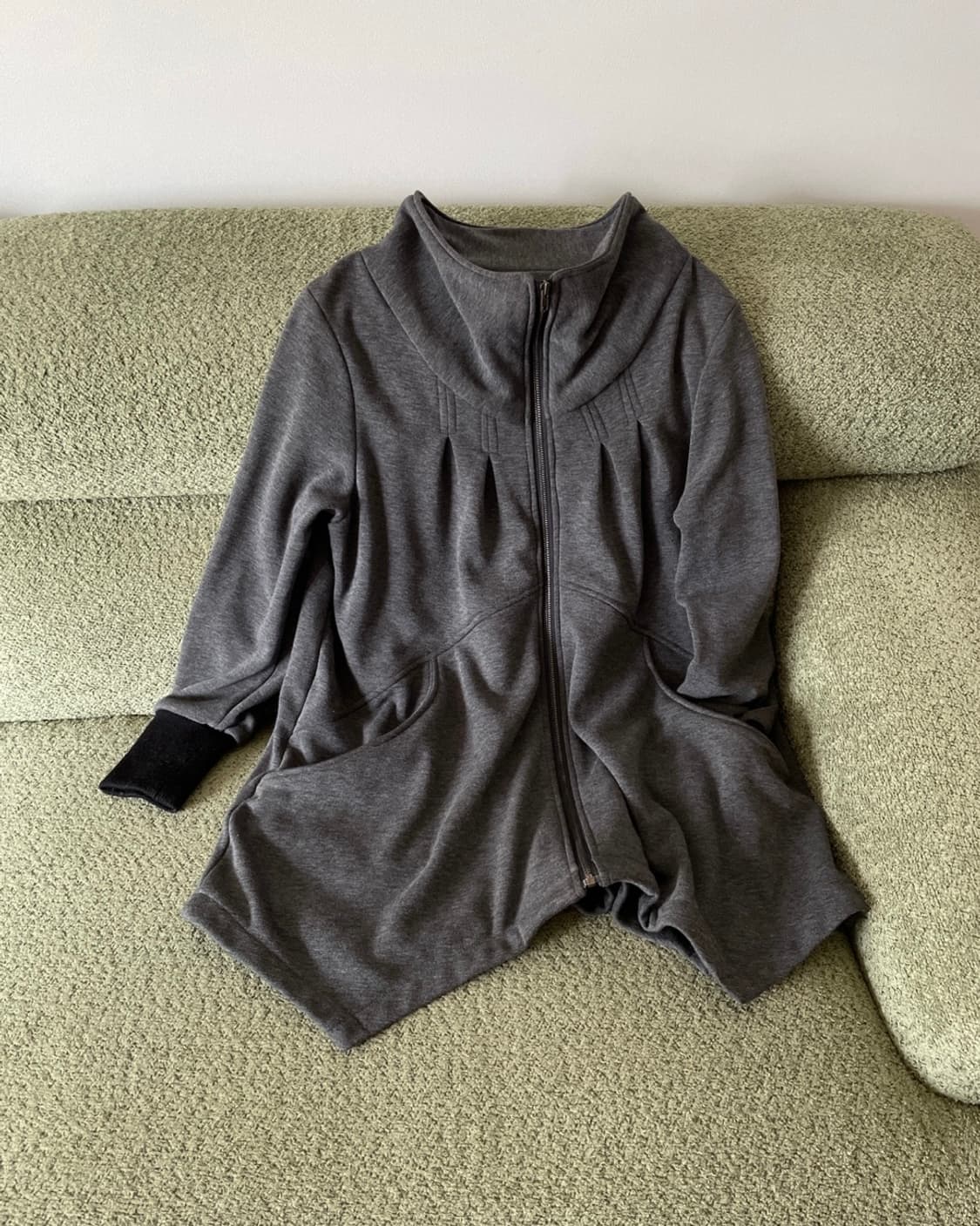 wide half neck zip-up 상품이미지7