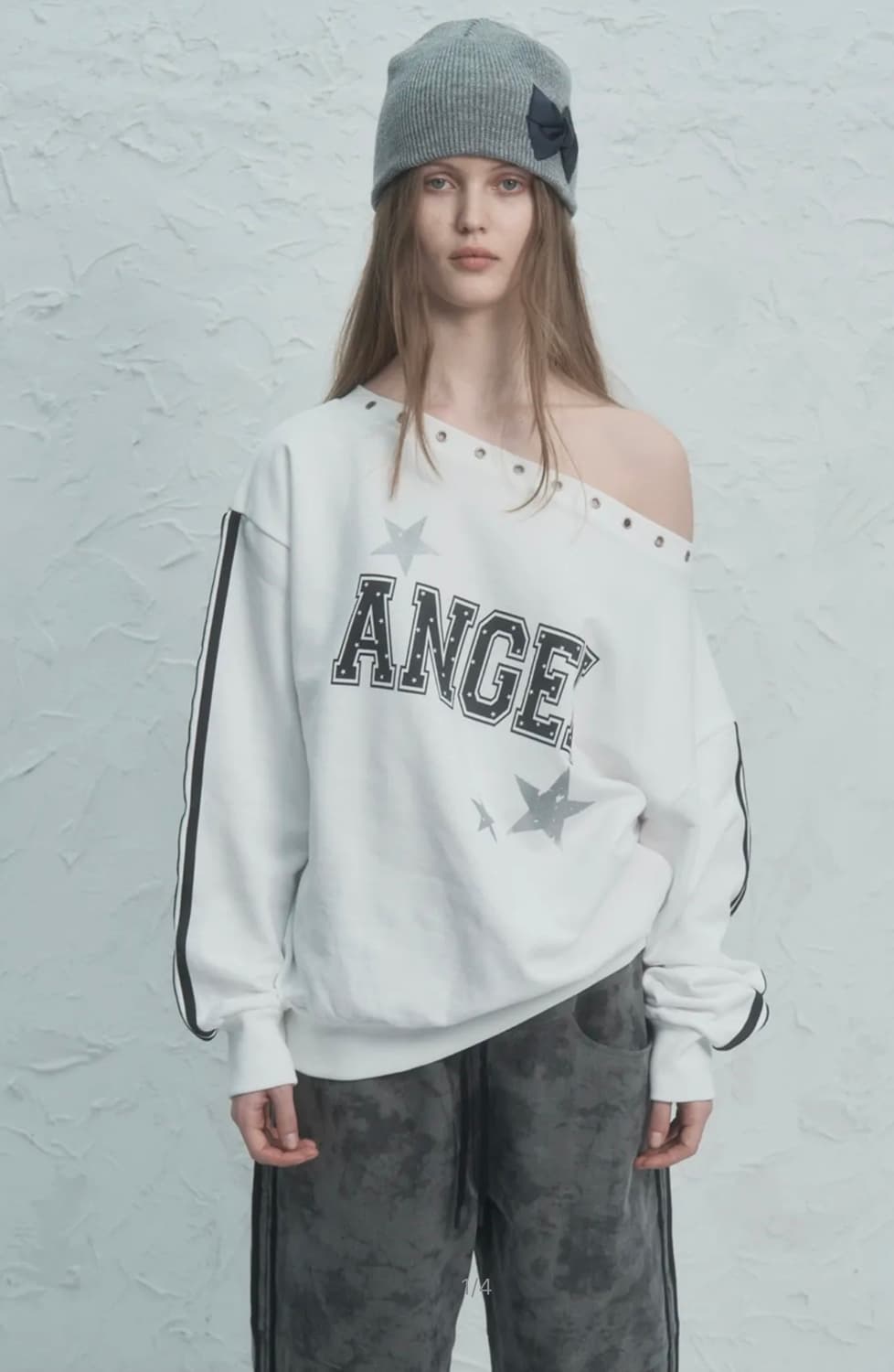 셋업이엑스이 아일렛 엔젤 맨투맨 상품이미지1