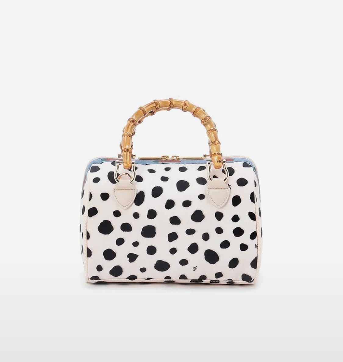 레스포색 브라이트 세피아 달마시안 스몰 뱀부 보스턴백 상품이미지1