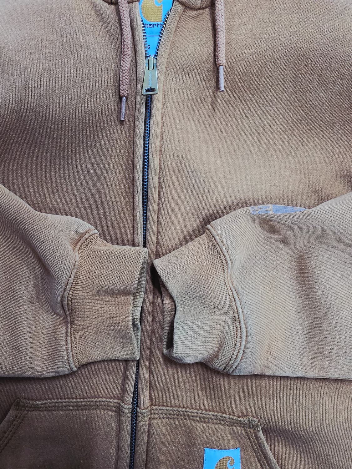 칼하트 브라운 후드 집업 자켓 상품이미지10