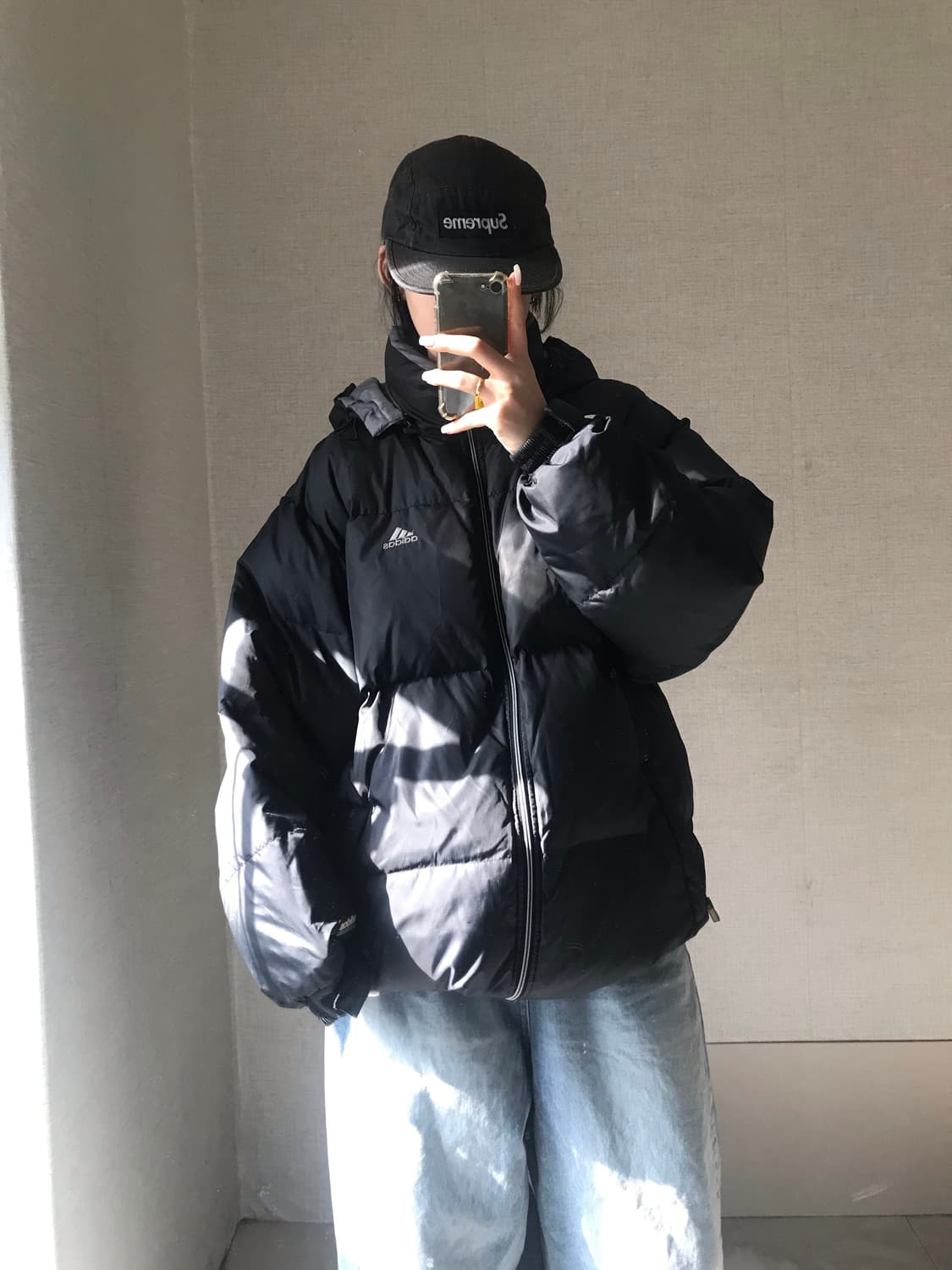 아디다스 블랙 패딩 상품이미지5