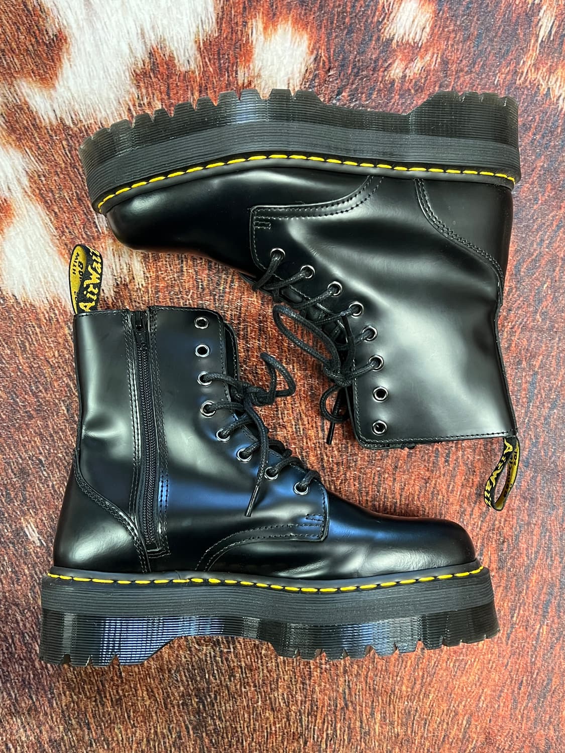 [41] 닥터마틴 제이든 플랫폼 워커 스무스 블랙 상품이미지2