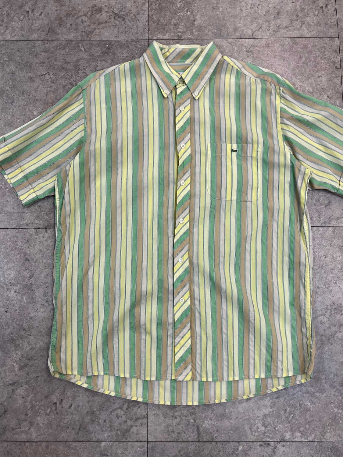 라코스테 스트라이프 포켓 반팔 셔츠 105 #csz4081 상품이미지4