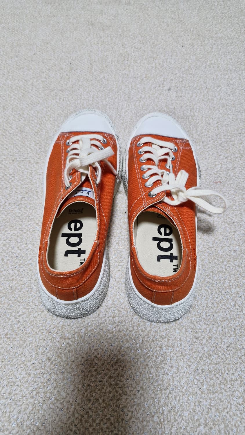 EPT 오렌지색 캔버스 단화 260 상품이미지3