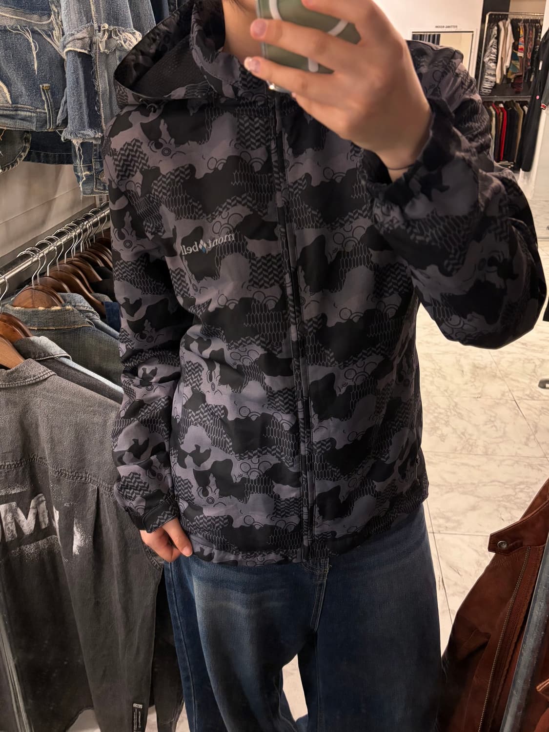 (정품/L) 몽벨 바람막이 a1 상품이미지1