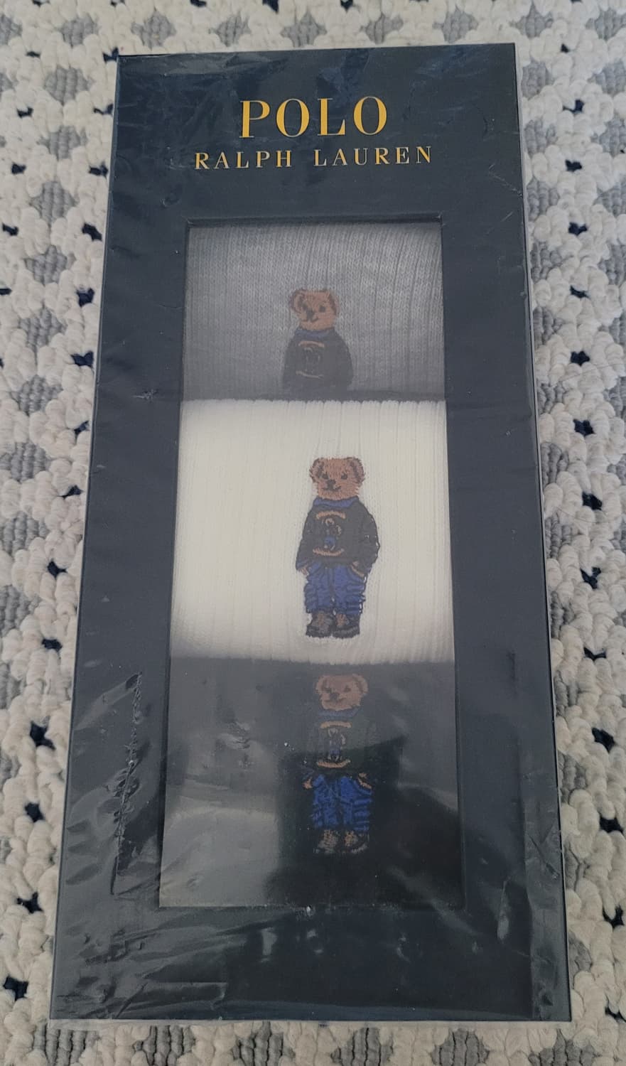 (택포.수수료포함)  새제품 폴로 남성 양말 3종 셋트 상품이미지5