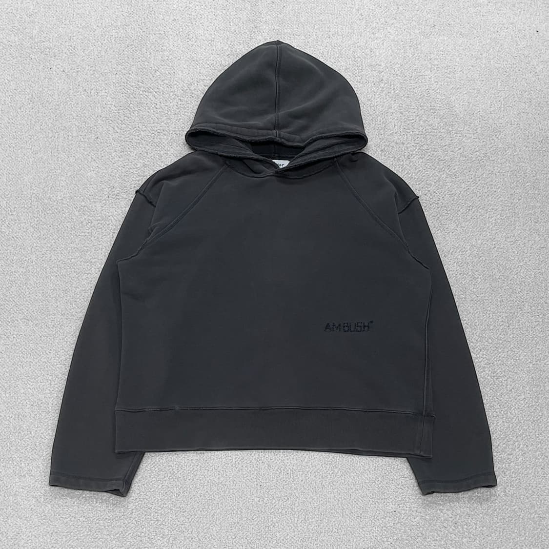 앰부쉬 Ambush 로우 엣지 피그먼트 후드티 상품이미지1