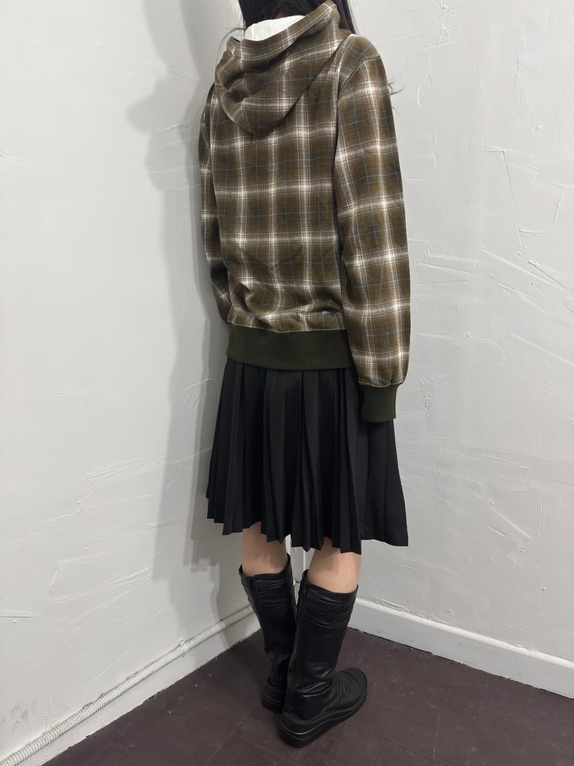 check hood zipup 상품이미지5