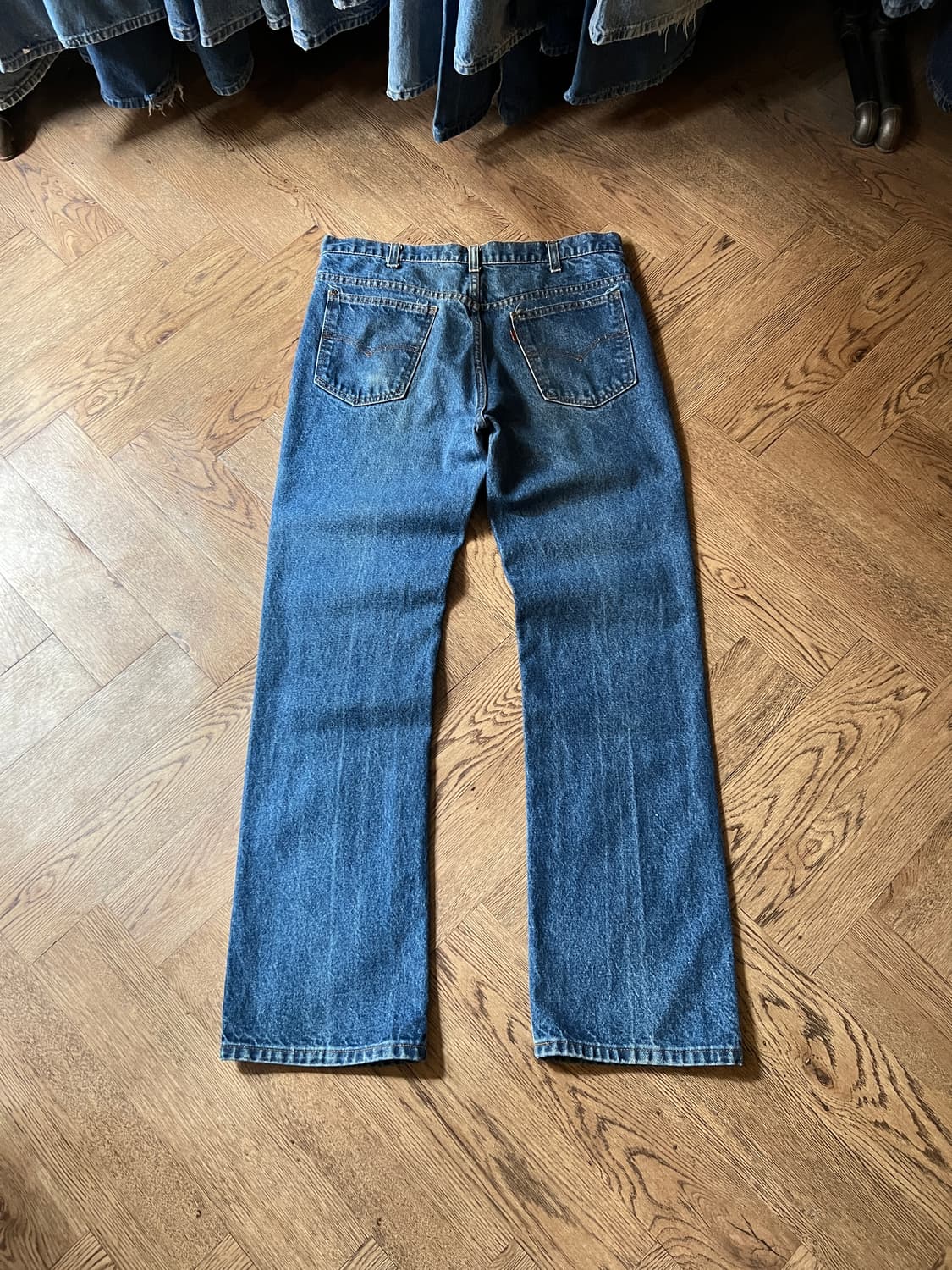 [36]80's 리바이스 20517-0217 오렌지탭 USA 플레어진 상품이미지2