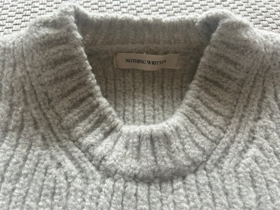 낫띵리튼 단종템 그레이시 울 니트 상품이미지2