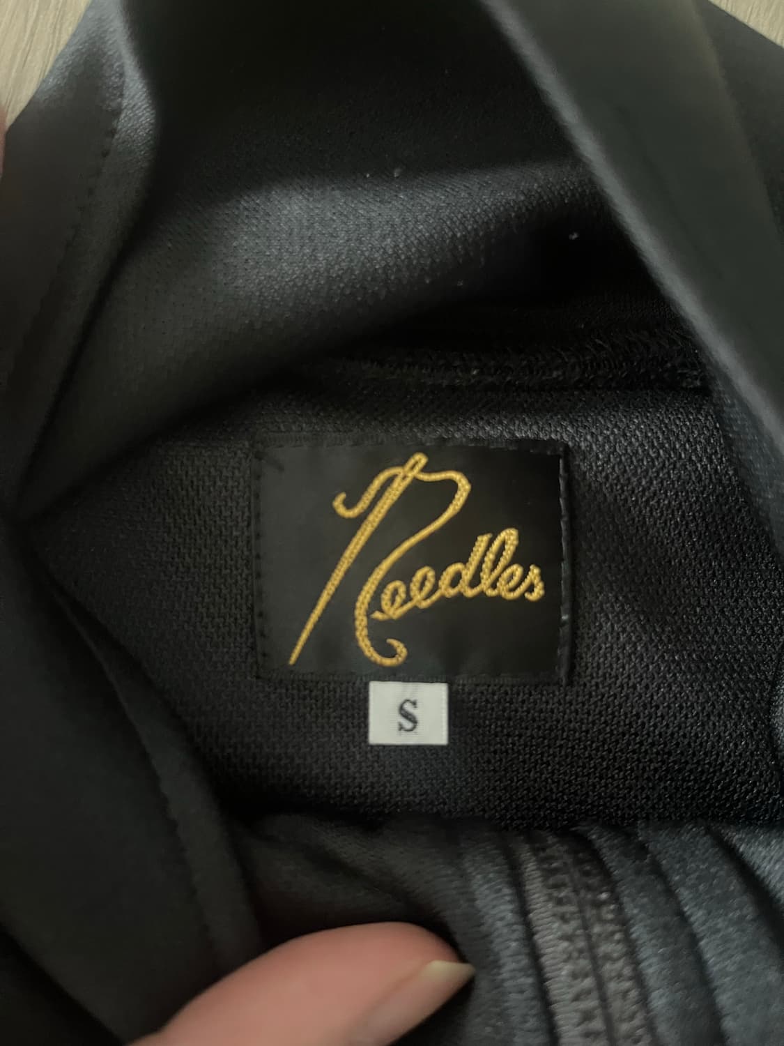 니들스 트랙자켓 s 블랙 퍼플 상품이미지3