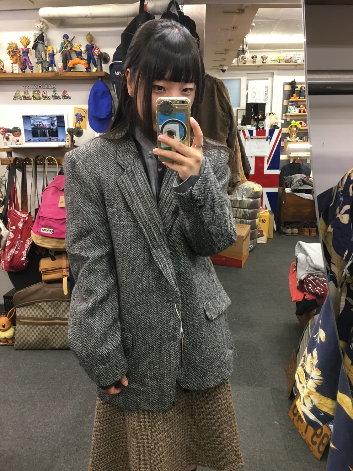 해리스 트위드 자켓 상품이미지1