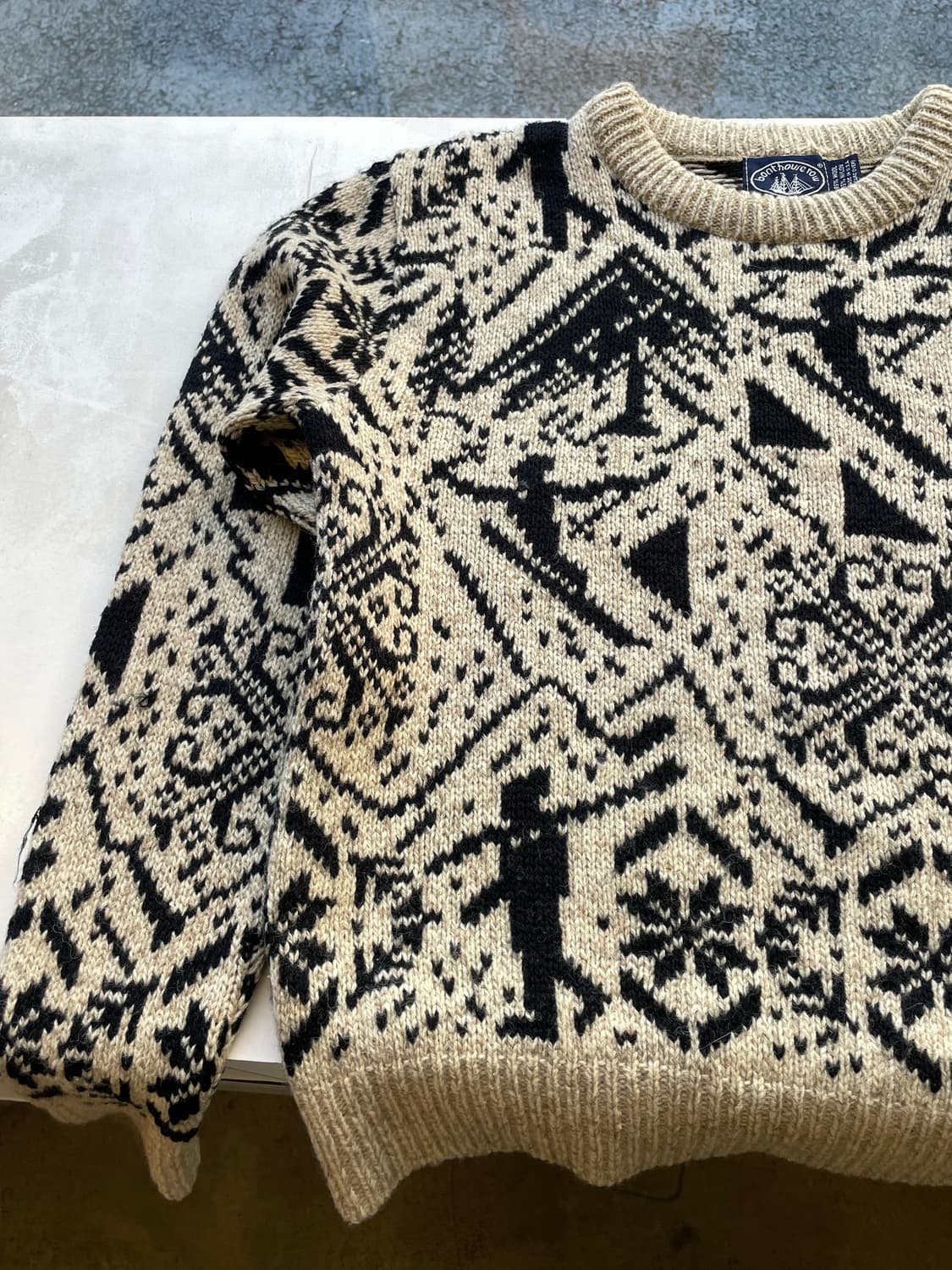 90’s USA Boathouse “SKI” wool sweater  상품이미지8