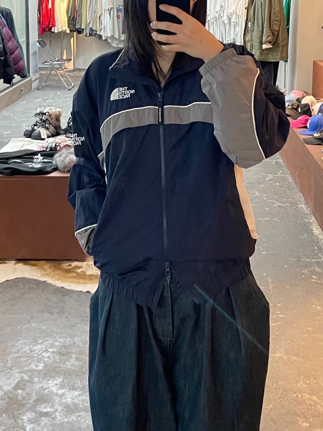 노스페이스 화이트라벨 킥플레스 네이비 자켓 H1736 상품이미지1